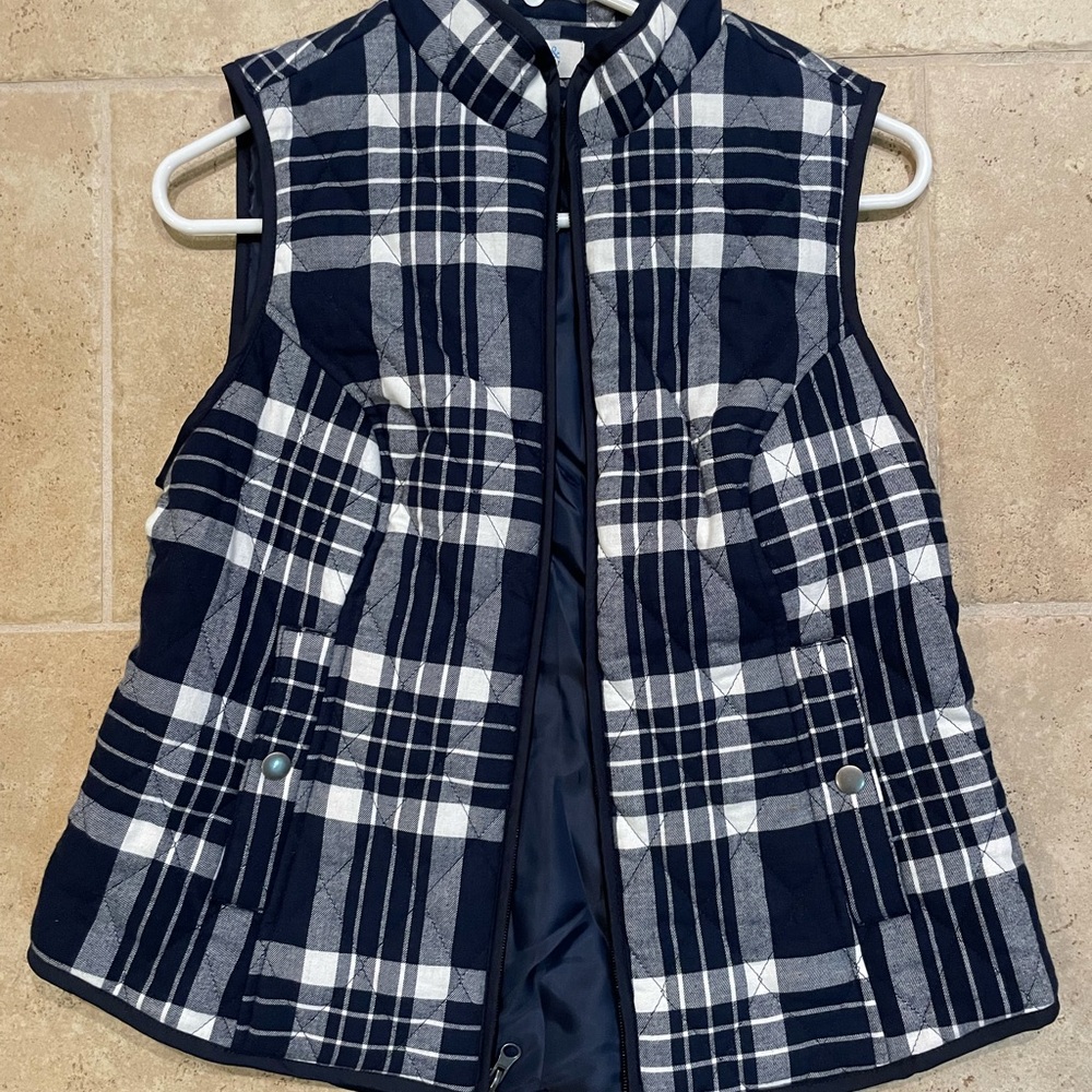 Plaid vest